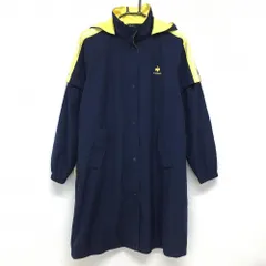 美品》近年物レオナールダークネイビーワンピースサイズ44