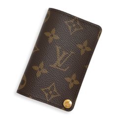 ルイ ヴィトン ポルト カルト クレディ プレッシオン カードケース 名刺入れ モノグラム ブラウン 茶 ゴールド金具 M60937 箱付 LOUIS VUITTON（未使用　展示品）