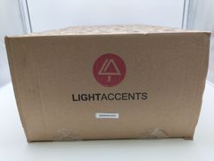 Light Accents メデューサ シルバー フロアランプ アクリルシェードつき ホワイト 16197-98