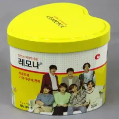 【中古】小物入れ・マルチケース・缶ケース BTS(防弾少年団)/カジュアル衣装A ハート型缶ケース(韓国語パッケージ) 「LEMONA×BTS(防弾少年団)」