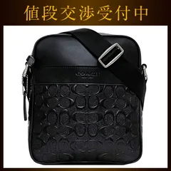 コーチ ショルダーバッグ ブラック シグネチャー F11741 クロスボディ