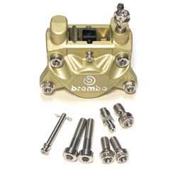 brembo 旧カニ 2POT キャリパー ゴールド - メルカリ