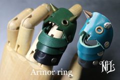 本革アーマーリング(6〜7カラー) NiLco≒de