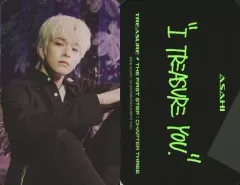 【中古】コレクションカード(男性) TREASURE/アサヒ/CD「THE FIRST STEP ： CHAPTER THREE」(BLACK Ver.)封入特典フォトカード