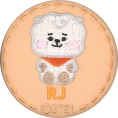 【中古】バッジ・ピンズ RJ(ジン) トレーディング刺繍缶バッジ 「BT21」