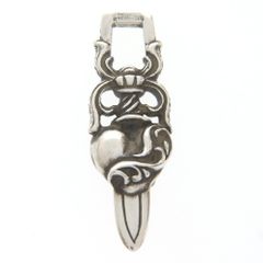 CHROME HEARTS (クロムハーツ) DAGGER HEART ダガーハート ペンダント シルバーネックレストップ