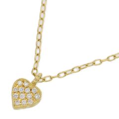 0.08ct/AHKAH アーカー エーゲハート・ダイヤモンド ネックレス・ペンダント/K18YG/750-2.1g/イエローゴールド/プレゼント【♀】【N】【レディース】★■555750【中古】