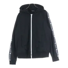 DSQUARED2 (ディースクエアード) ARM LINE LOGO TAPE TRACK JACKET アームラインロゴテープ トラックジャケット ジャージ ブラック S74HG0103のサムネイル