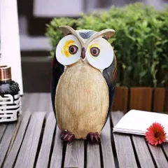   茶ふくろう 陶器置物 フィギュリン 2025年最新】フィギュリン フクロウの人気アイテム - メルカリ