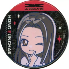 【中古】バッジ・ピンズ ホン・ウンチェ J(FEARLESS) のすたるぽっぷ ホログラム缶バッジ 「LE SSERAFIM」