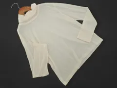 MACKINTOSH PHILOSOPHY マッキントッシュフィロソフィー ウール混 タートルネック カットソー size38/アイボリー ◇■ レディース