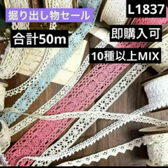 デザインレース　トーションレース  リゾート　約50m(10種以上)