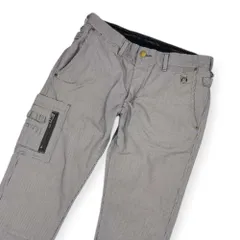 EDWIN GOLF 千鳥柄 カーゴパンツ スラックス ボトムス L/ブラック×ホワイト メンズ スポーツ ゴルフ