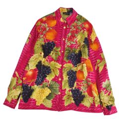 美品 グッチ GUCCI シャツ ブラウス トムフォード期 総柄 シルク100％