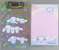 【中古】文房具その他 5.シナモロール＆みるく バインダー＆メモ ピンク 「サンリオ当りくじ シナモロール当りくじ」