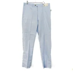 ユニクロ パンツ スラックス ボトムス 大きいサイズ メンズ 85cmサイズ ブルー系 UNIQLO