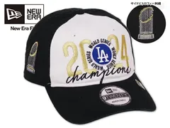 NEWERA ニューエラ 9TWENTY LOS ANGELES DODGERS 2024 WORLD SERIES CHAMPION CAP BLACK/WHITE ロスエンゼルス ドジャース ワールドシリーズ チャンピオン2024 ブラック 22047