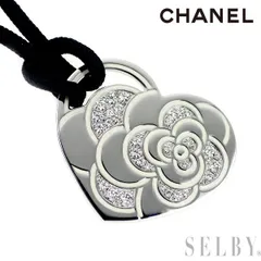 CHANEL シャネル 98A カメリア シルバー ネックレス【ME426】 alexsena