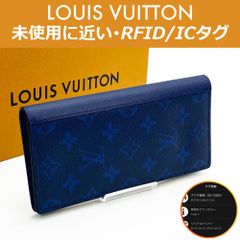 【極上美品】ルイヴィトン LOUIS VUITTON モノグラム タイガラマ ポルトフォイユ・ブラザ コバルト M30297 RFID ICタグ 送料無料 送料込み