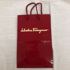 Salvatore Ferragamo フェラガモ 紙袋 ショッパー レッド