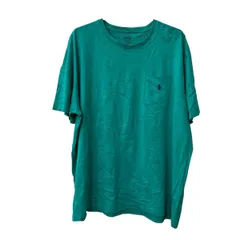 POLO RALPH LAUREN 半袖 ロゴ ポケット Tシャツ 2XL グリーン系 ポロラルフローレン ビッグサイズ 古着卸 アメリカ仕入 a707-5666のサムネイル