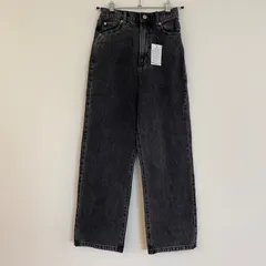 M0213 【送料無料】★新品未使用★ moment+ ストレートデニム　ブラック　レディース　Mサイズ　春　夏　秋　冬