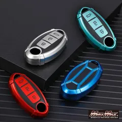 日産専用 ロボケース TYPE A 3ボタン式 TPUソフト スマートキーケース 各色