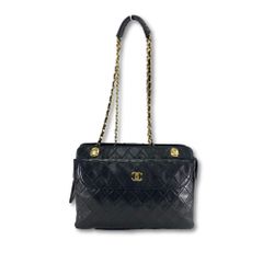CHANEL シャネル マトラッセ ココマーク チェーン ショルダーバッグ トートバッグ ラムスキン ギャランティカードなし