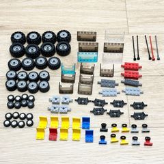 LEGO レゴ 乗り物系 中古 パーツ シート タイヤ ウィンドウスクリーン アンテナ ハンドル 大量 ばら売り 部品取り LY-240627-25