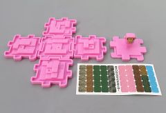 ハッピーセット マインクラフト マイクラ ピンクのウールブロックと