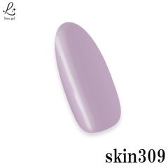 カラージェル スキンカラー 309 ジェルネイル LED/UVライト対応 5g プロ 国産 紫 化粧品登録 単品 リノジェル くすみ