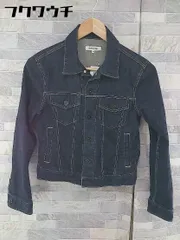 ◇ GLOBAL WORK グローバルワーク 長袖 デニム ジャケット Gジャン サイズM ネイビー レディース 【中古】 【1103260007365】