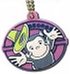 おさるのジョージ puku！ラバクリームinスナック キーホルダー 5点