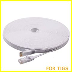 【人気商品】LANケーブル 20m 有線ケーブル ランケーブル フラットタイプ CAT6準拠 有線lanケーブル RJ45コネクタ フラットケーブル サーバー 企業様向け 業務用 屋外用 カテゴリ6(ホワイト）