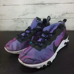 NIKE REACT ELEMENT 55 PRM ナイキ リアクト エレメント 55 プレミアム パープル 紫 26.0cm BQ9241-002 L00863
