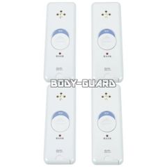 侵入対策　窓ピタッアラーム　衝撃検知　4個セット　ホワイト　ASA-S11-N4P