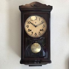昭和レトロ 愛知時計 オキュパイドジャパン 宮型ボンボン時計 オーバーホール済み稼働品