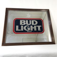 80s BUD LIGHT Pub Millor　80年代　バドライト　パブミラー　ヴィンテージ　アンティーク　アメトイ