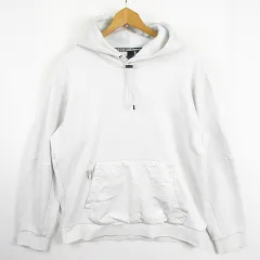 アディダス adidas プルパーカー フーディー 長袖 綿 L ライトグレー ロゴ kz11716