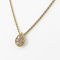ブシュロン Boucheron セルパンボエム ネックレス YG イエローゴールド ペンダント ダイヤモンド ネックレス 750 ダイヤモンド レディース 【中古】