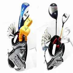 ゴルフデビューに！  MIZUNO ミズノ メンズ ゴルフクラブ 13本セット フレックス (S) スリクソン キャディバッグ付 初級 入門 初心者おすすめ 送料無料 即購入可□