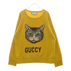 GUCCI　グッチ　ブラック　キャット　ネコ　トレーナー　スウェット GUCCIグッチブラックキャットネコトレーナースウェット