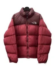 ザノースフェイス THE NORTH FACE NUPTSE JACKET ヌプシ ジャケット 700Fill ジップアップ ダウン アウトドア 刺繍 アウター 赤 ND01586 ジャケット ロゴ レッド Lサイズ 104MT-1446