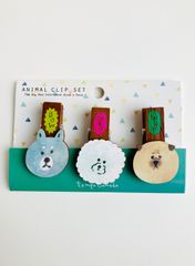 デコレ 木製クリップセット DOG TC-37574 犬 イヌ
