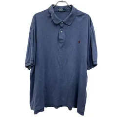 POLO RALPH LAUREN 半袖 ポロシャツ 2XL ブルー ポロラルフローレン ビッグサイズ 古着卸 アメリカ仕入 a707-5483
