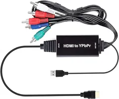 COOLEAD 互換品HDMI to YPbPr 変換アダプター HDMIへコンポーネント コンバータ 1080p 5RCA RGB R/L オーディオ コンバーター HDTV V1.3 V1.4 HDCP 変換ケーブル DVD PSP Xbox