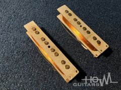 HOWL GUITARS Original Pickup ‘64-'66 Jazz Bass Gray Bobbin “Aged” Set ハウルギターズ 手巻きピックアップ [Heavy Formvar]