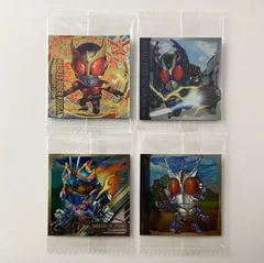 【まとめ売り】 仮面ライダー クウガ ファイヤーガッチャード ガタック G3 にふぉるめーしょん シール 4枚セット