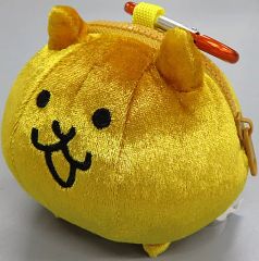 [중고] 잡화 금고양이 봉제인형 파우치 [냥코대전쟁]