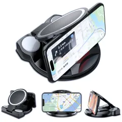 【在庫セール】直射日光を避ける 水洗い可 スマホホルダー 滑り止め スマホホルダー スマホスタンド スマホスタンド 脱着簡単 Twofox シリコン製スマホ車載ホルダー 【2024年進化】 全車種対応 車 用クリップホルダー 車 持ち運びらくらく 車載スマホホ